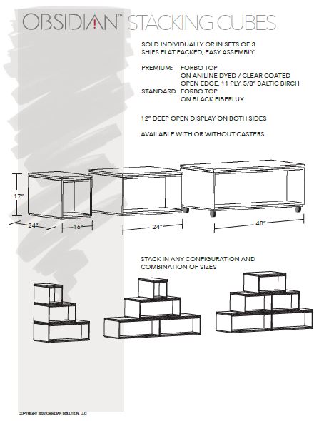 Stackable Display Block Stacking Display Blocks – Libra-Tech